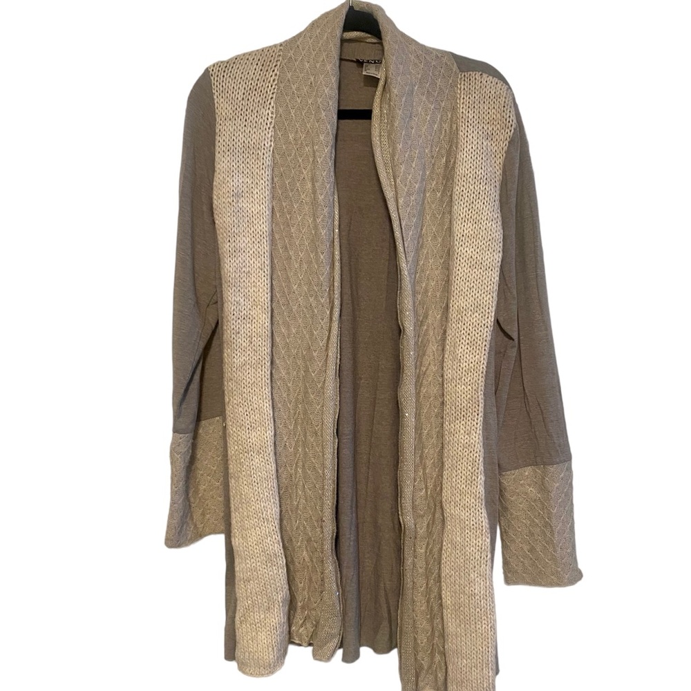 Venus Grey Beige Neutral Cardigan - Large